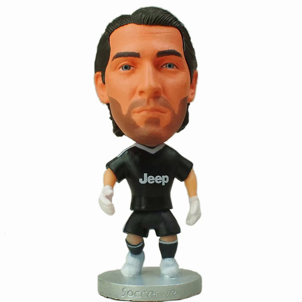 Soccerwe 1Pcs Dolls Toy Soccer Player Star 2.5" Height Action Figure For Football Fans Gift