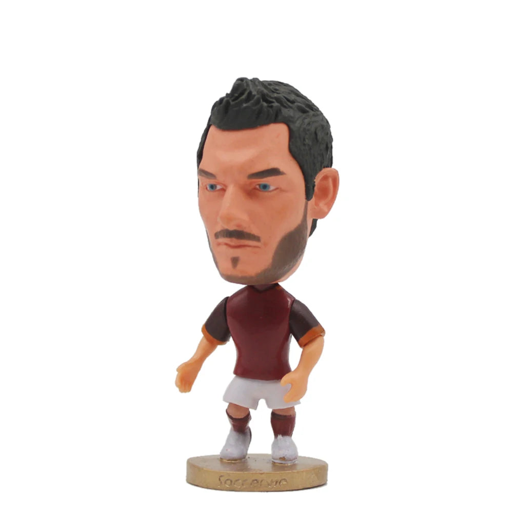 Soccerwe 1Pcs Dolls Toy Soccer Player Star 2.5" Height Action Figure For Football Fans Gift