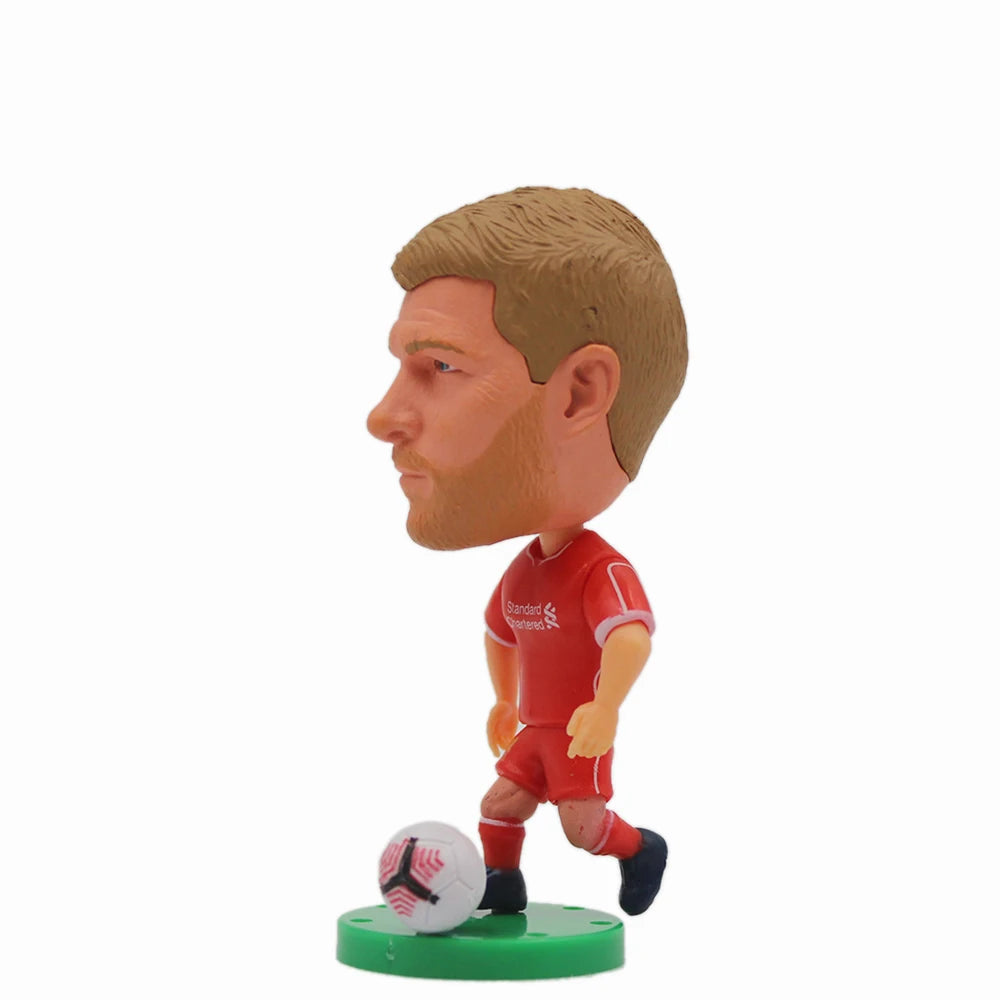 Soccerwe 1Pcs Dolls Toy Soccer Player Star 2.5" Height Action Figure For Football Fans Gift