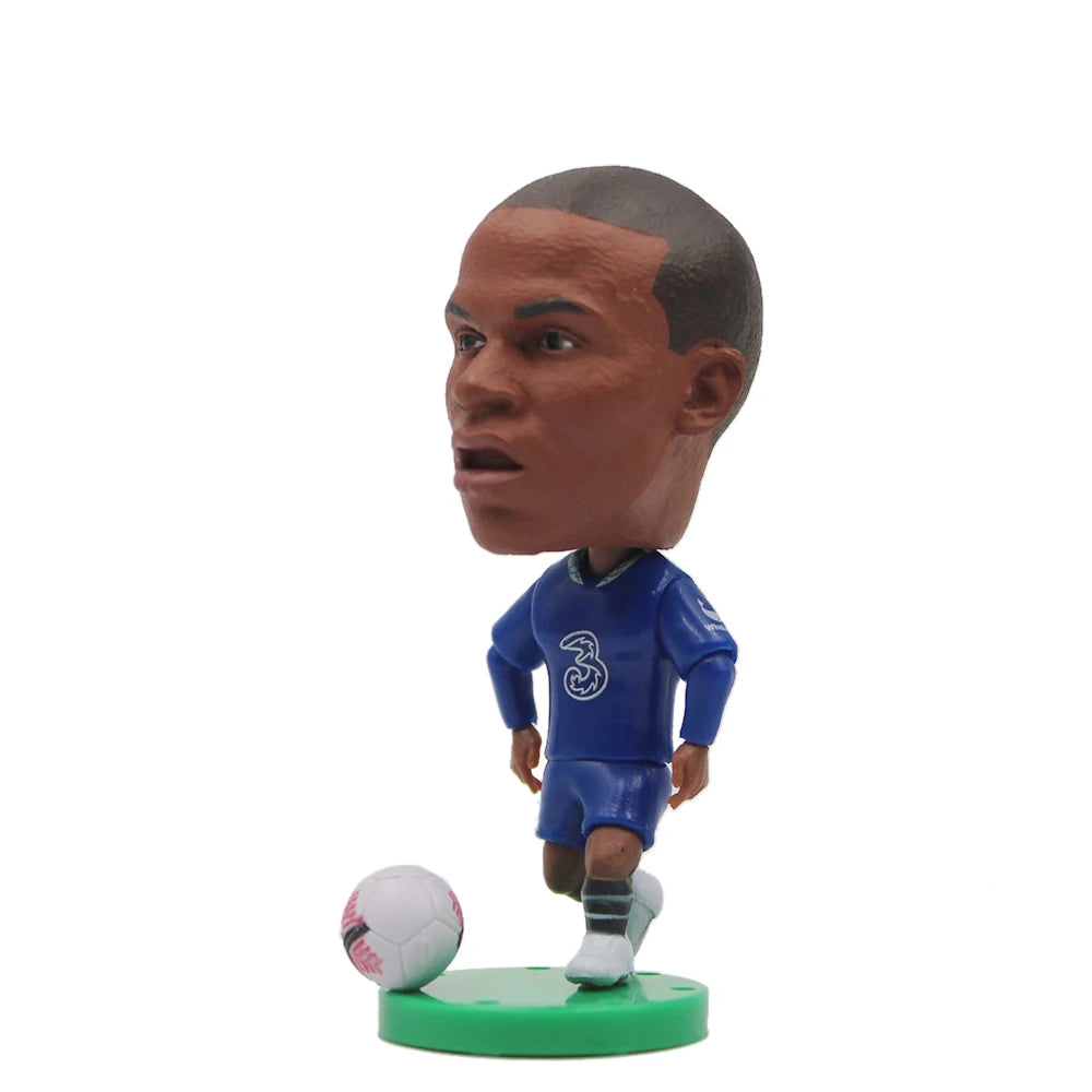 Soccerwe 1Pcs Dolls Toy Soccer Player Star 2.5" Height Action Figure For Football Fans Gift