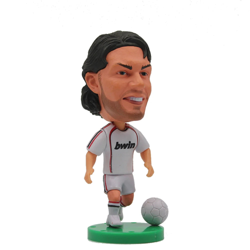 Soccerwe 1Pcs Dolls Toy Soccer Player Star 2.5" Height Action Figure For Football Fans Gift