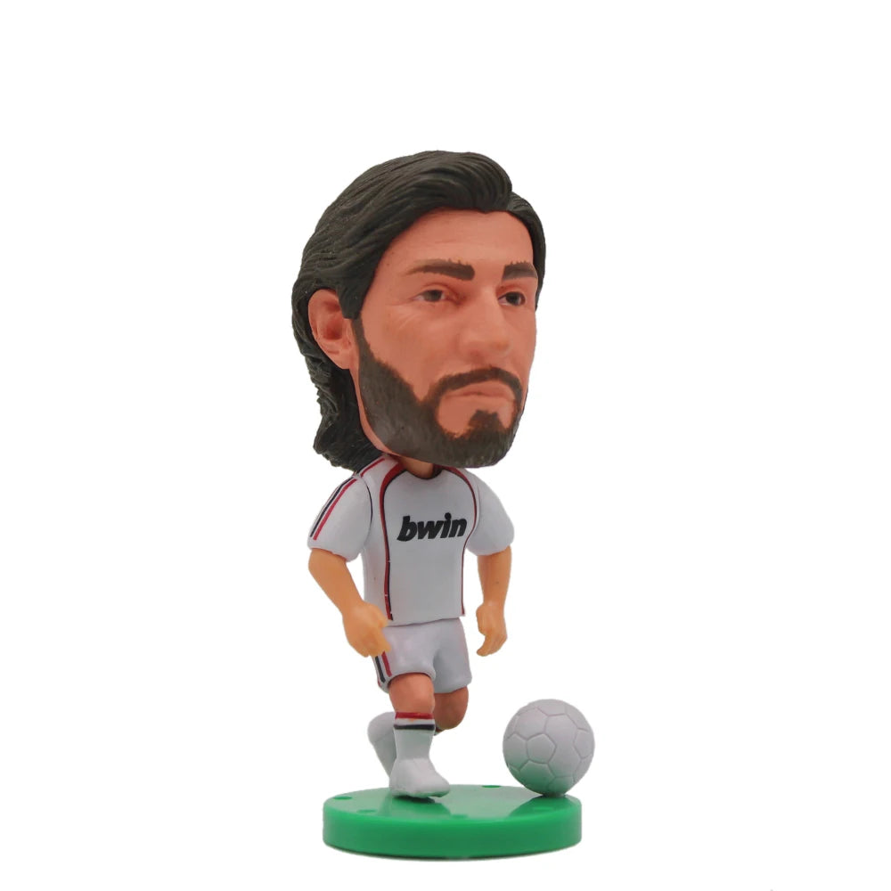 Soccerwe 1Pcs Dolls Toy Soccer Player Star 2.5" Height Action Figure For Football Fans Gift