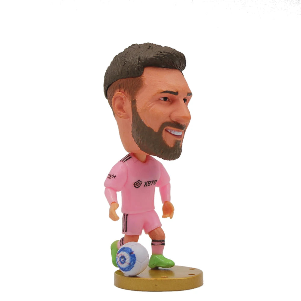 Soccerwe 1Pcs Dolls Toy Soccer Player Star 2.5" Height Action Figure For Football Fans Gift