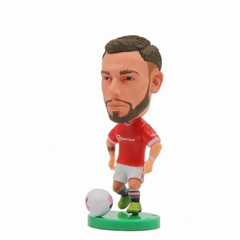 Soccerwe 1Pcs Dolls Toy Soccer Player Star 2.5" Height Action Figure For Football Fans Gift