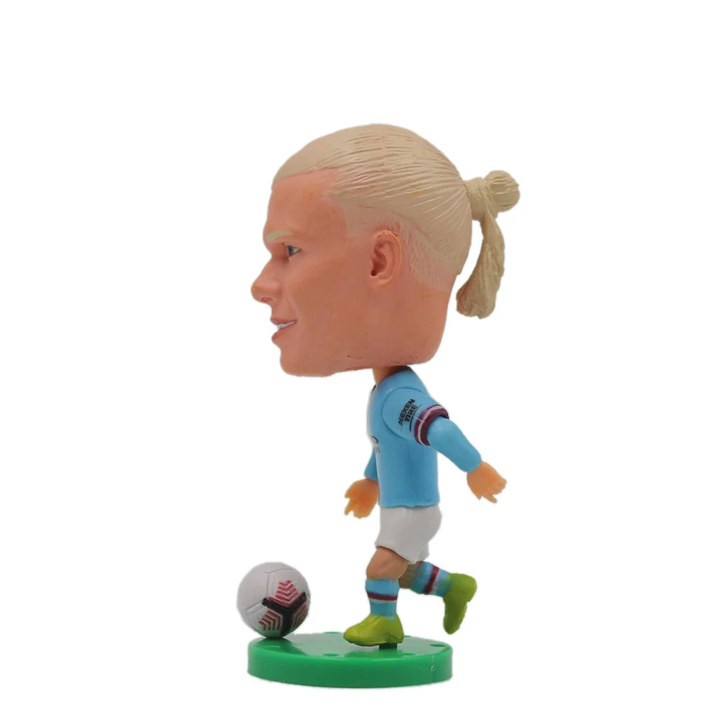 Soccerwe 1Pcs Dolls Toy Soccer Player Star 2.5" Height Action Figure For Football Fans Gift