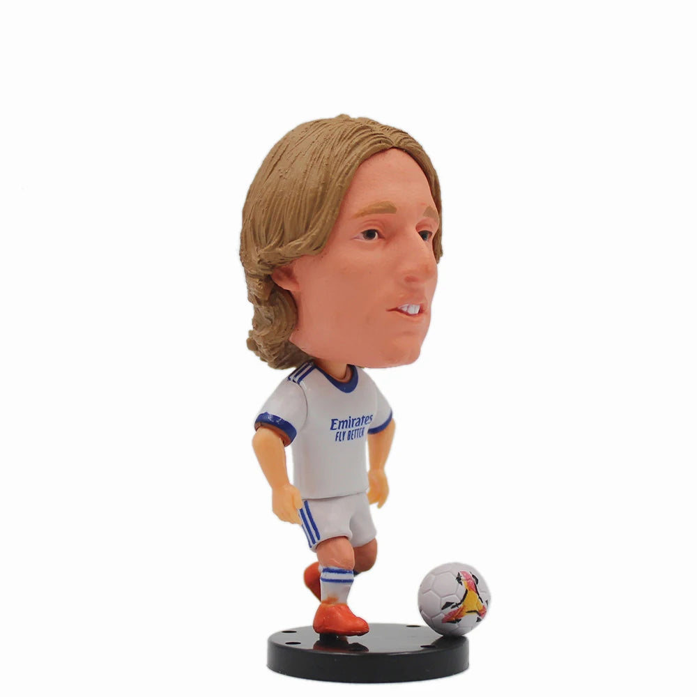 Soccerwe 1Pcs Dolls Toy Soccer Player Star 2.5" Height Action Figure For Football Fans Gift