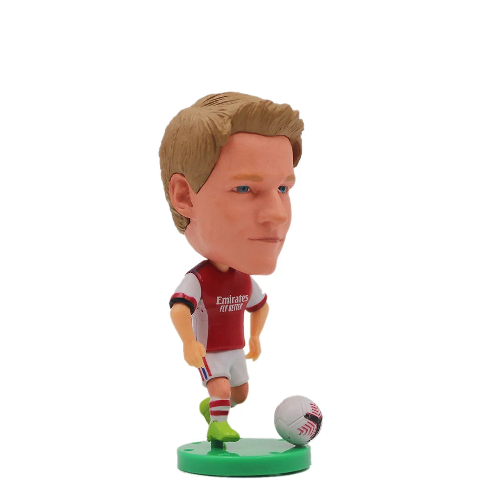 Soccerwe 1Pcs Dolls Toy Soccer Player Star 2.5" Height Action Figure For Football Fans Gift