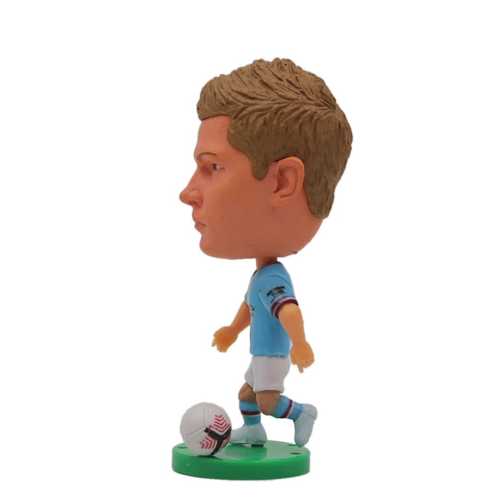 Soccerwe 1Pcs Dolls Toy Soccer Player Star 2.5" Height Action Figure For Football Fans Gift