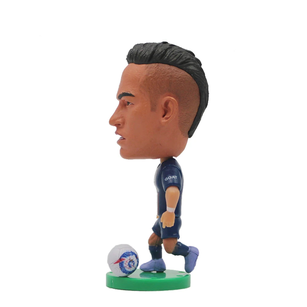 Soccerwe 1Pcs Dolls Toy Soccer Player Star 2.5" Height Action Figure For Football Fans Gift